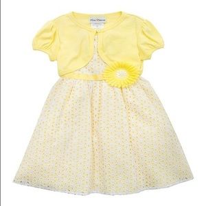 Rare Editions Dress - Yellow XS (4T/4)